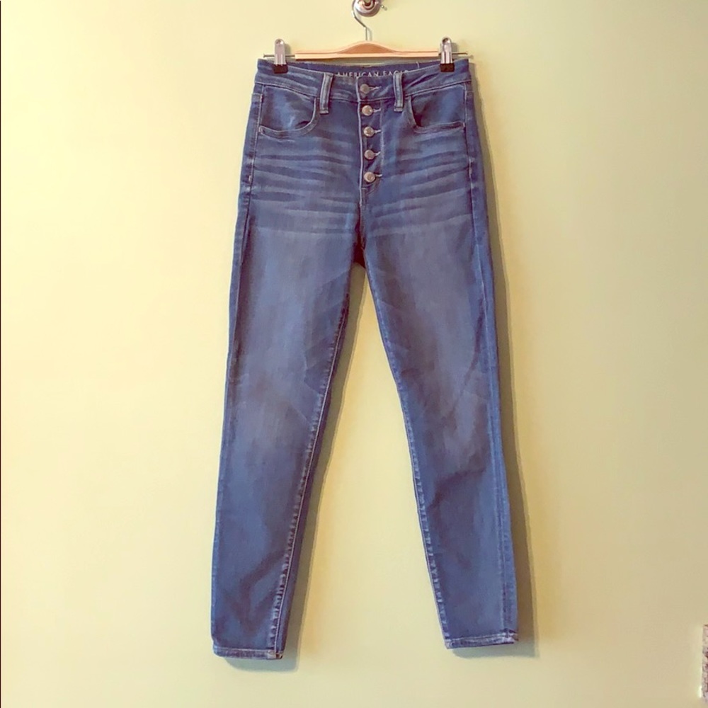 AE Super High-Waisted Jegging - Button Fly